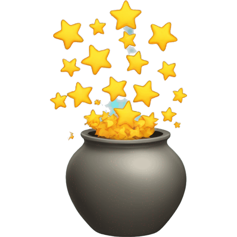 Pot of stars  emoji