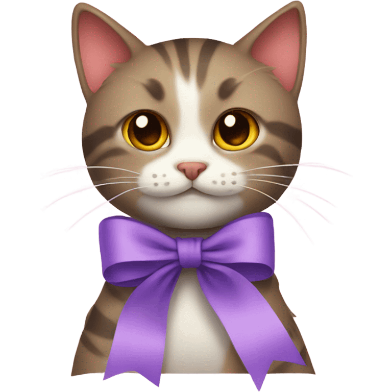 Cat with ribon emoji