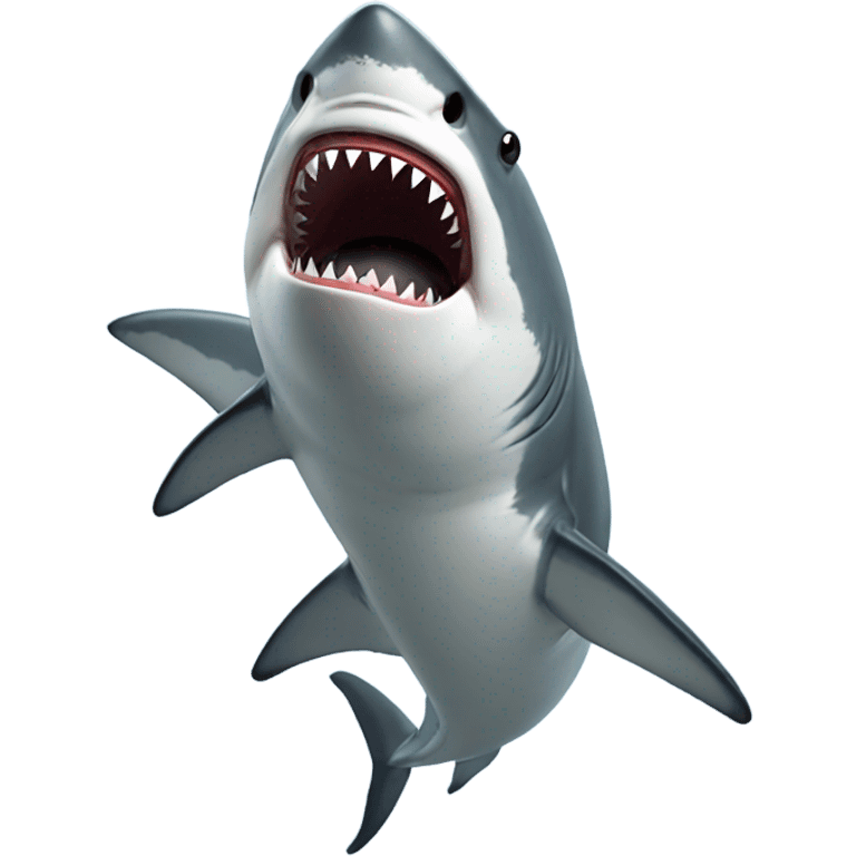 Great white shark emoji