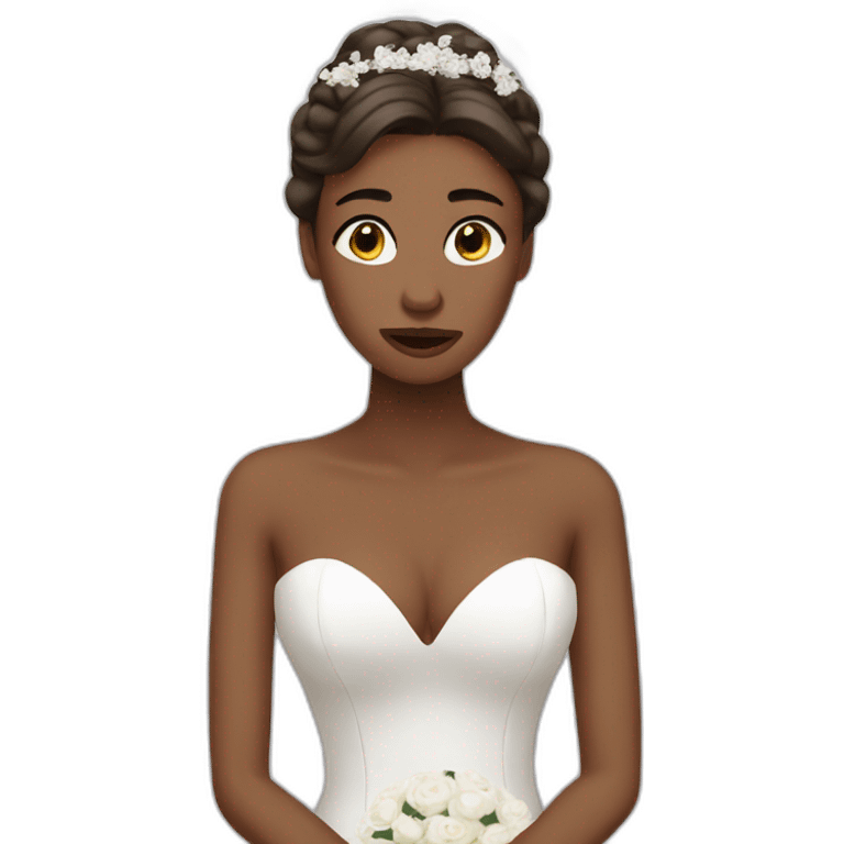 BRIDE WITH PANIC ATTACK emoji