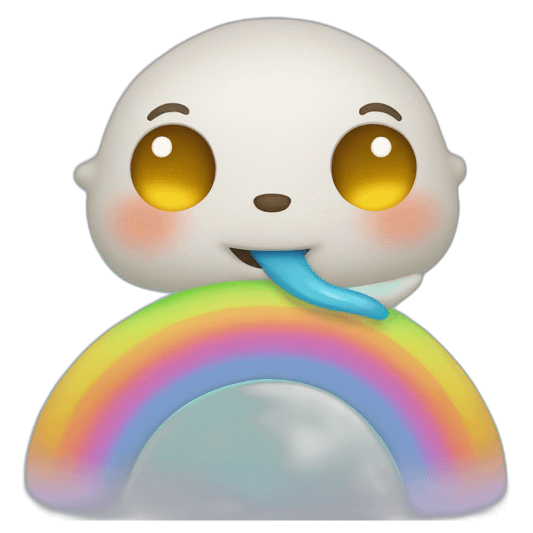 Popo arcoiris  emoji