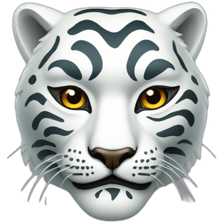 diamond tiger Japanese mask emoji