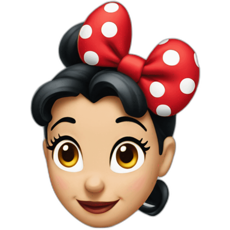  Classic Minnie Mouse  emoji