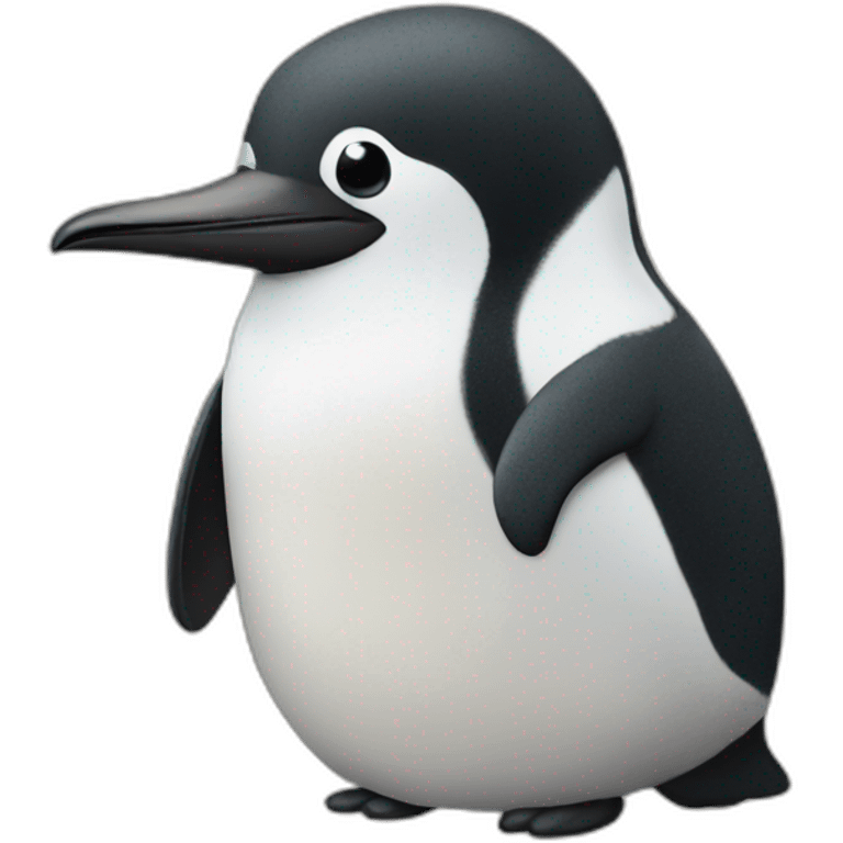 Un pingouin emoji