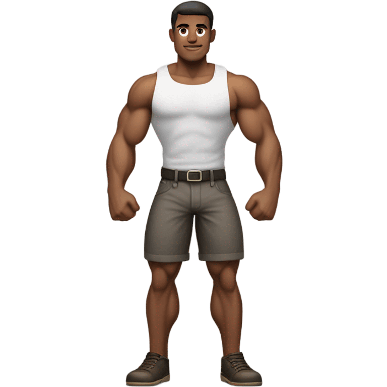 Muscle man emoji