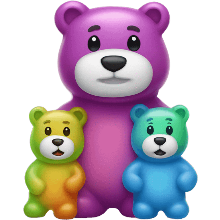 Gummy bear family  emoji