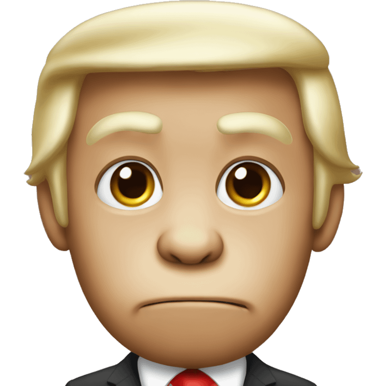 monkey as Donald trump emoji