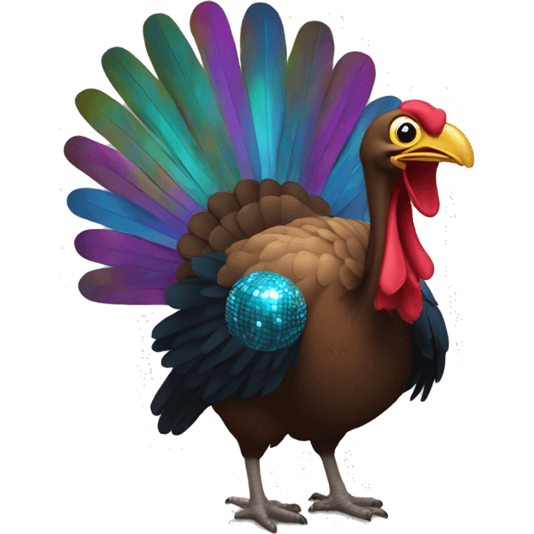 Disco turkey emoji