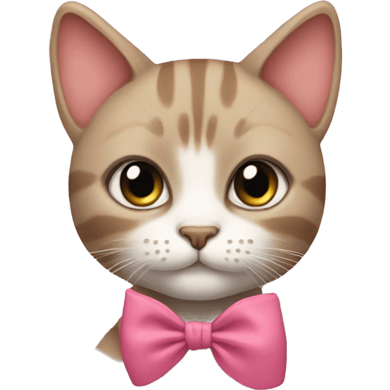 Cat wearing bows  emoji