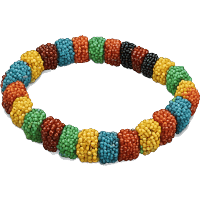 Beaded bracelet emoji