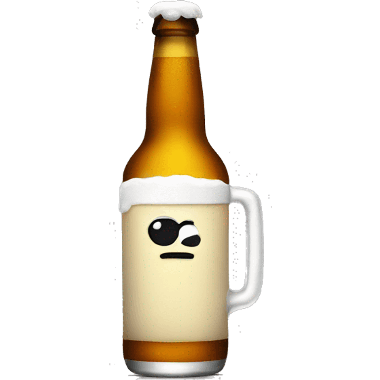 Beer with a club emoji