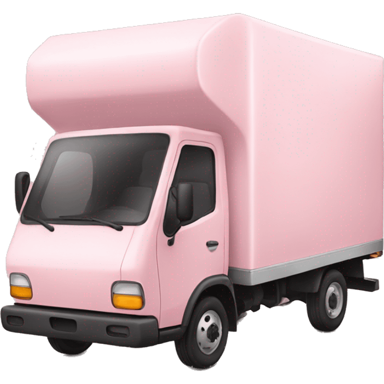 light pink delivery truck emoji