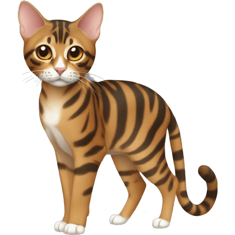 Toyger Cat Breed Full Body emoji