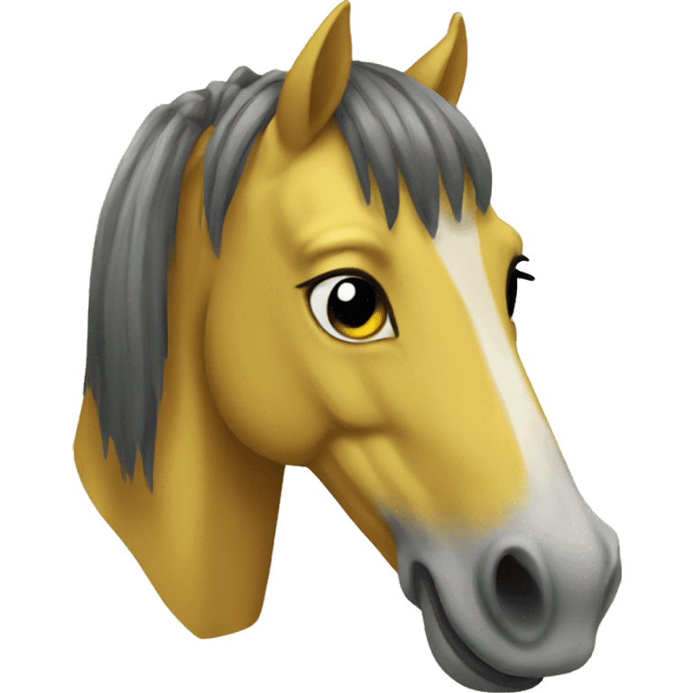 yellow horse emoji