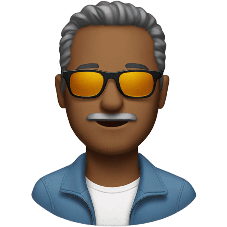 Dad with sunglasses  emoji