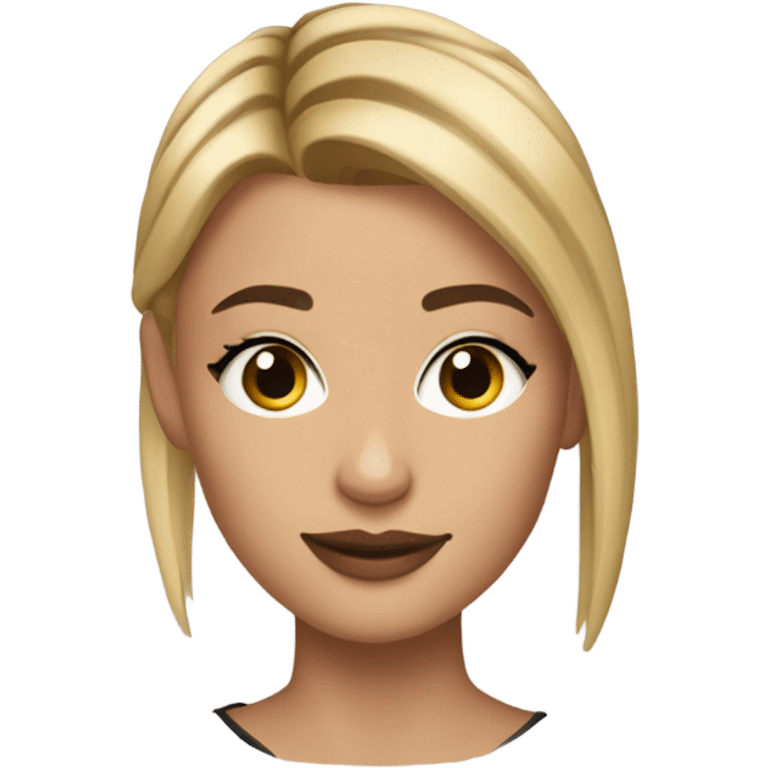 girl with hailey bieber  emoji