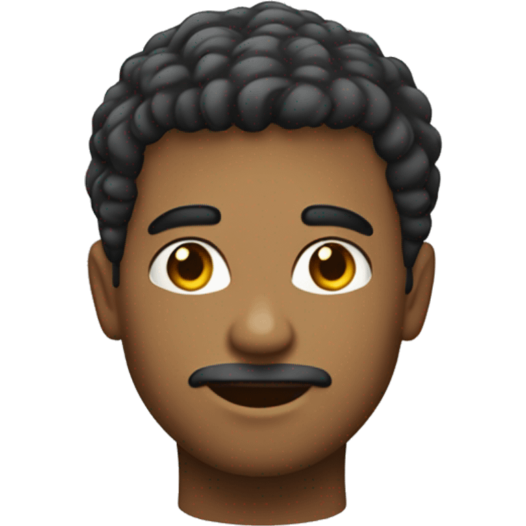 menino beje claro de cabelo curto preto emoji