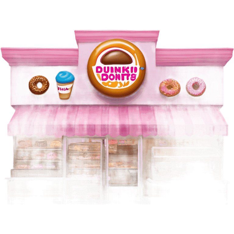 A donut shop calls Dunkin Donuts emoji