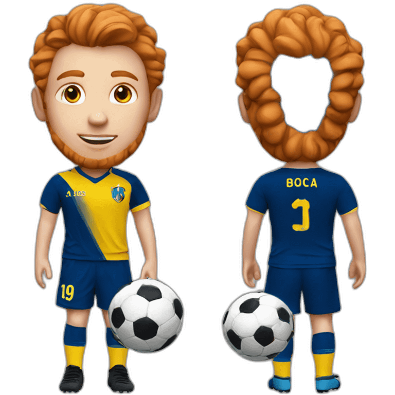 young-ginger-soccer-player-boca-jrs-jersey emoji