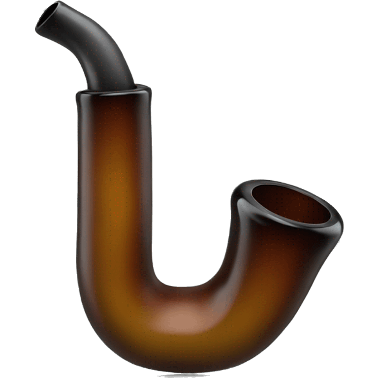  pipe for smoking made of glass emoji