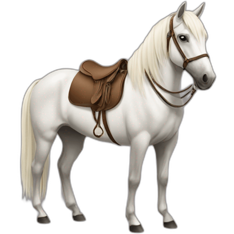 fashionable horse emoji