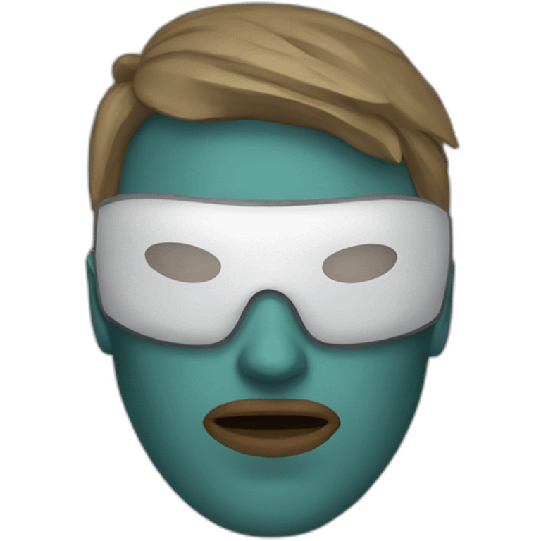 Blind mask emoji