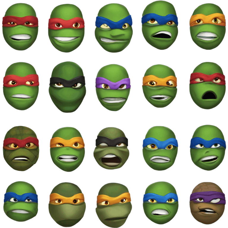 Teenage Mutant Ninja Turtles emoji