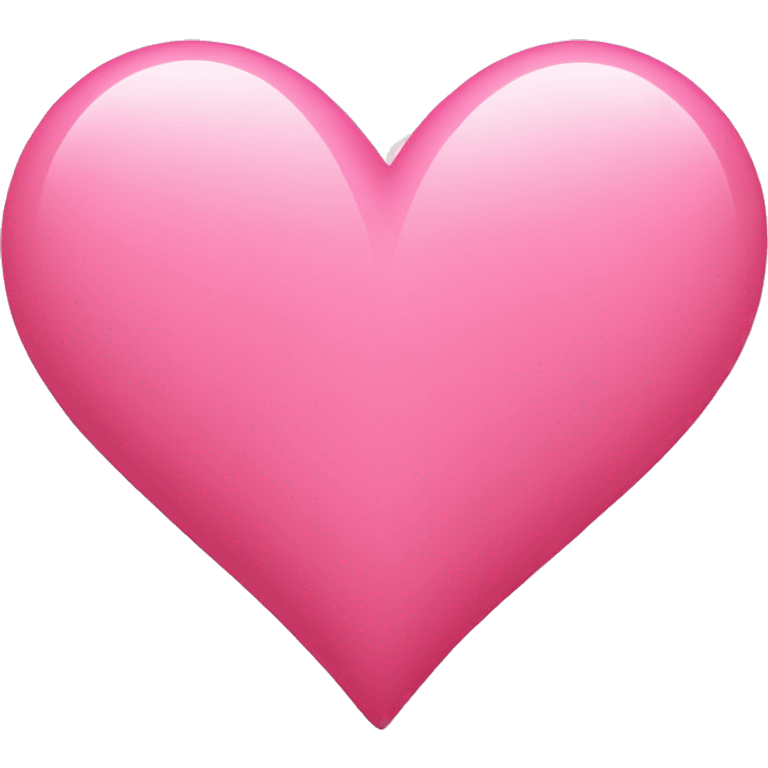 Warm pink heart emoji