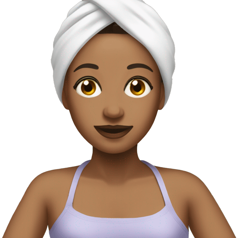 Spa day emoji