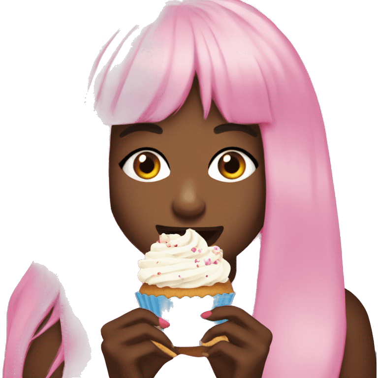 cupcakke eating a cupcakke  emoji