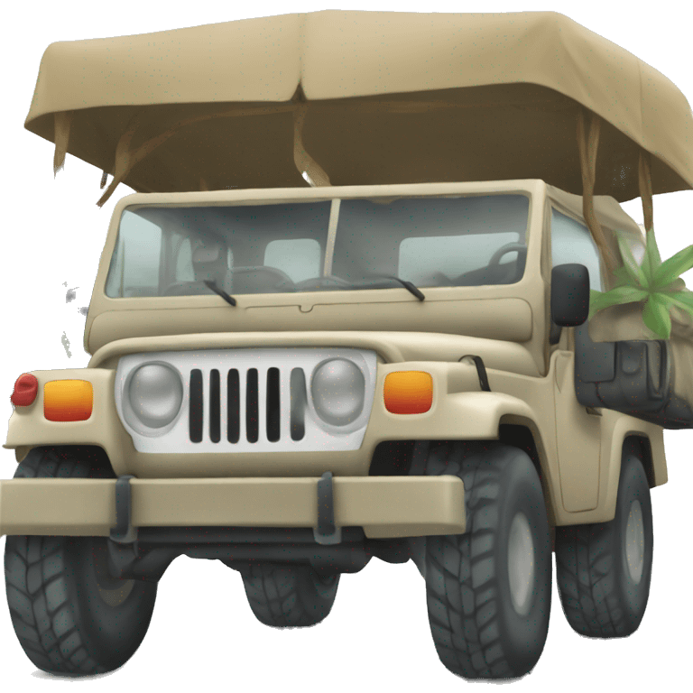 Safari jeep emoji