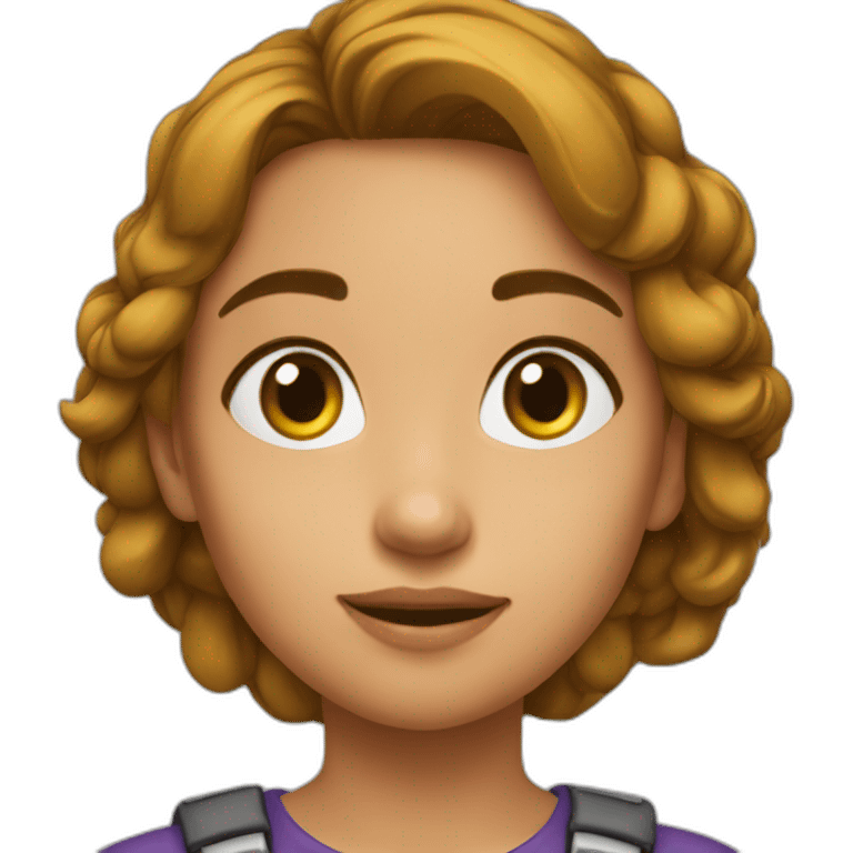 the daughter اف the آرتیست mofarfari emoji