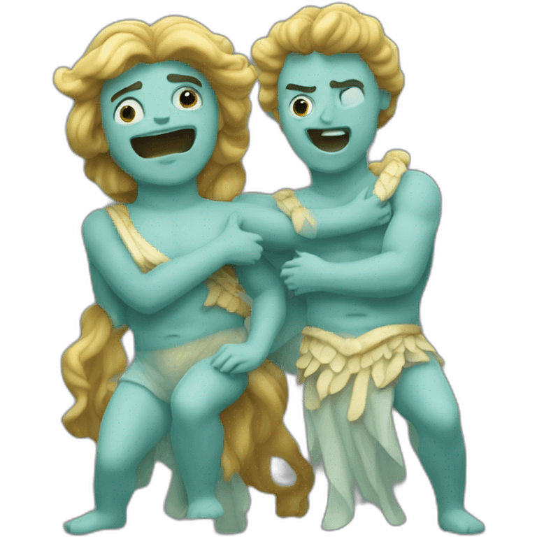 Poseidon et amphitrite emoji