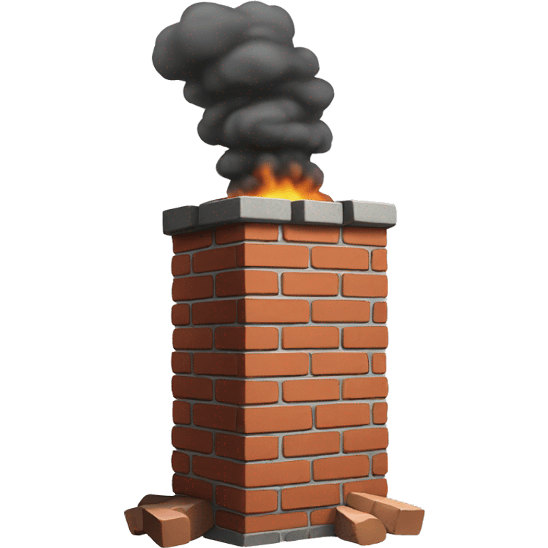 CHIMNEY with exploding bricks emoji