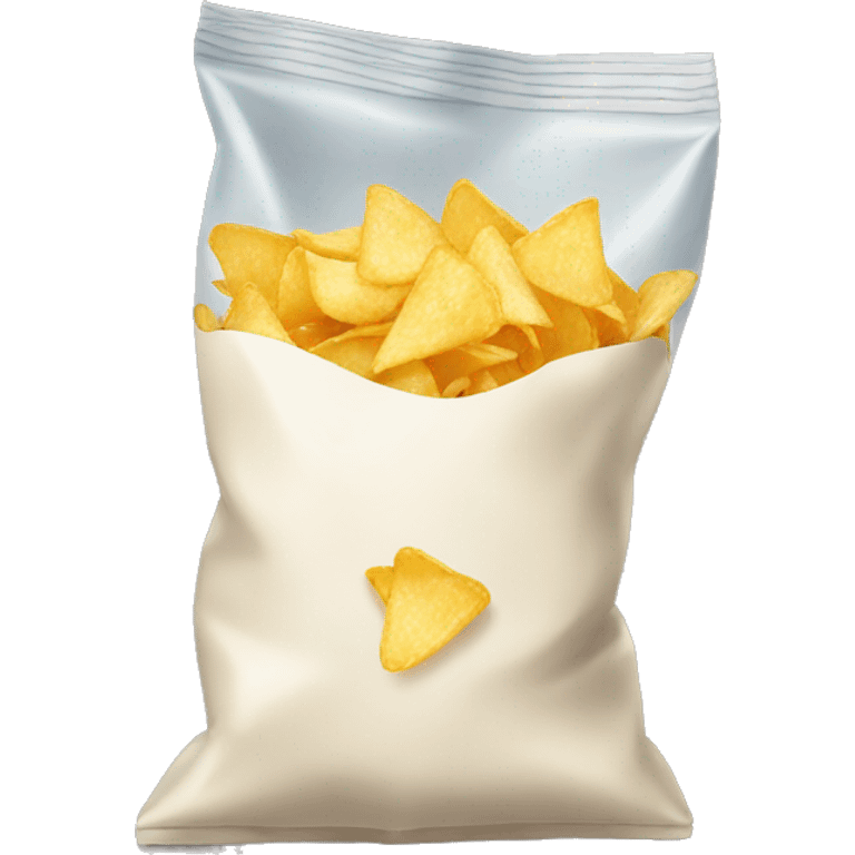 plain bag of chips emoji