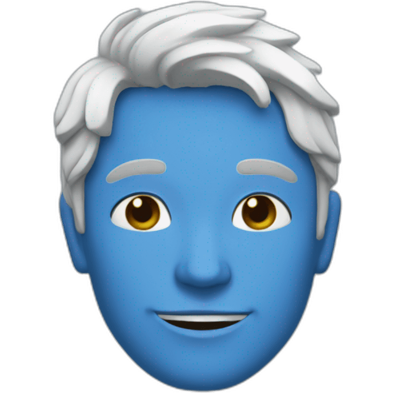 UN CHA BLEU emoji