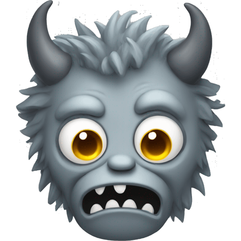 grey monster emoji