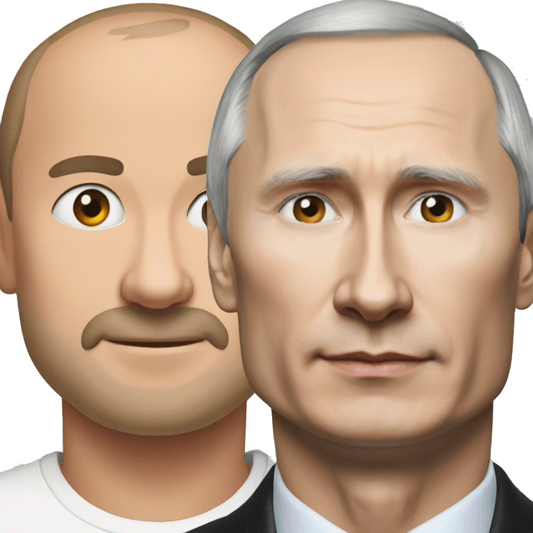 Putin and Tokaev  emoji