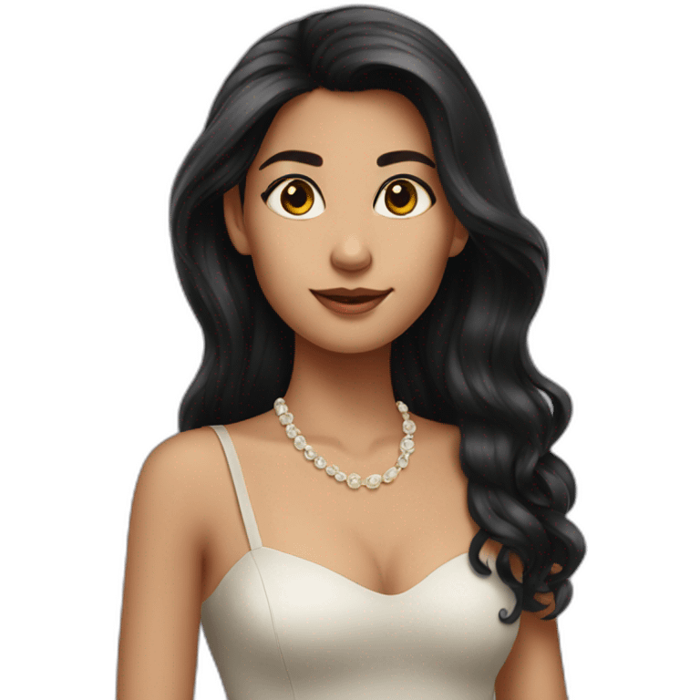 elegant-girl-in-dark-hair emoji