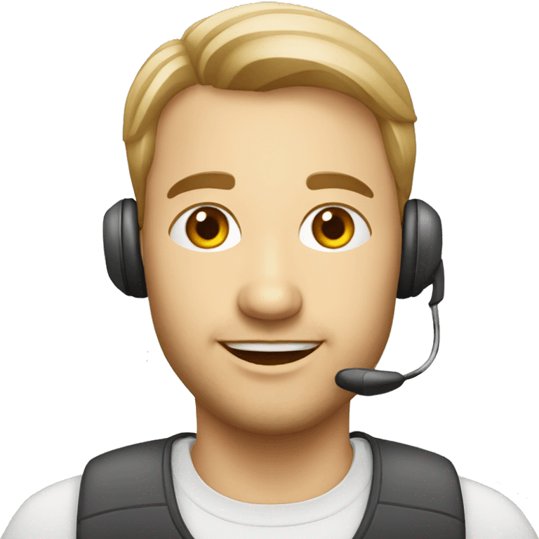 German call center employee emoji