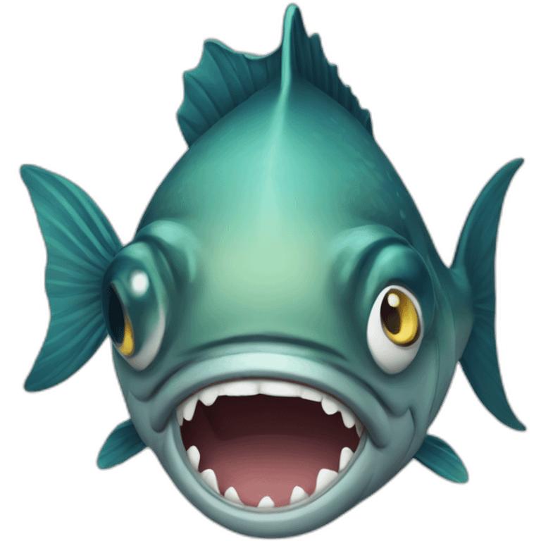 drooling-fish-weary emoji