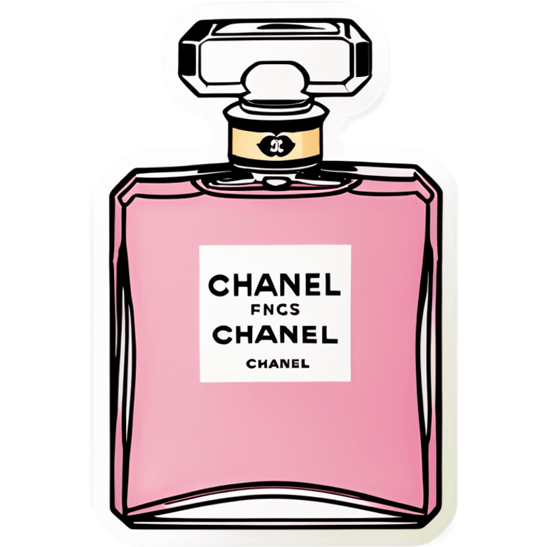 Light pink Chanel perfume emoji