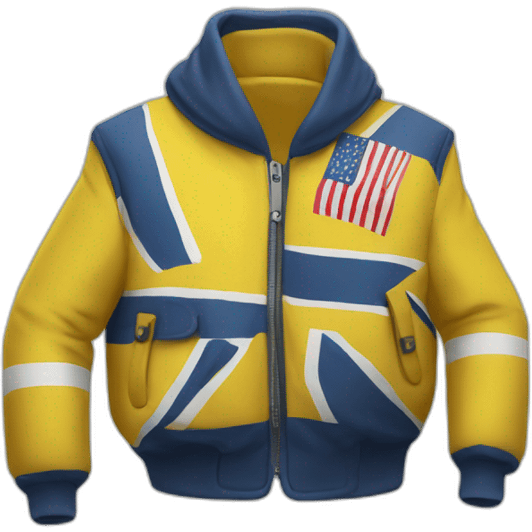 Yellow jackette with frensh flag emoji