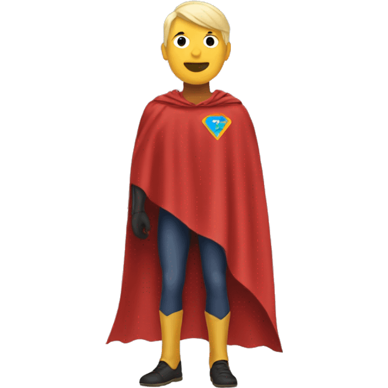 super hero cape emoji