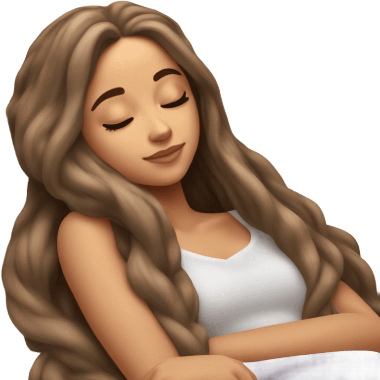 Ariana Grande sleeping emoji