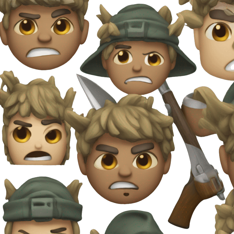 Angry Hunter  emoji