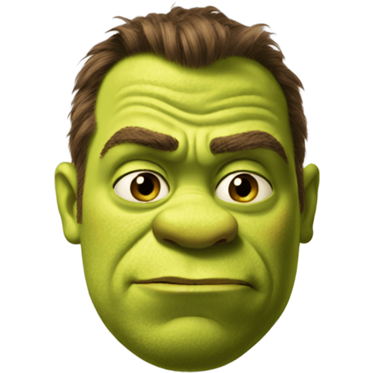 Shrek mad emoji