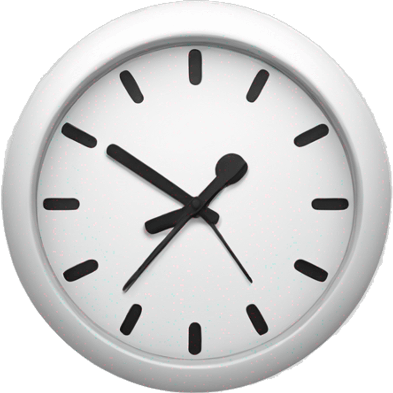 clock white emoji