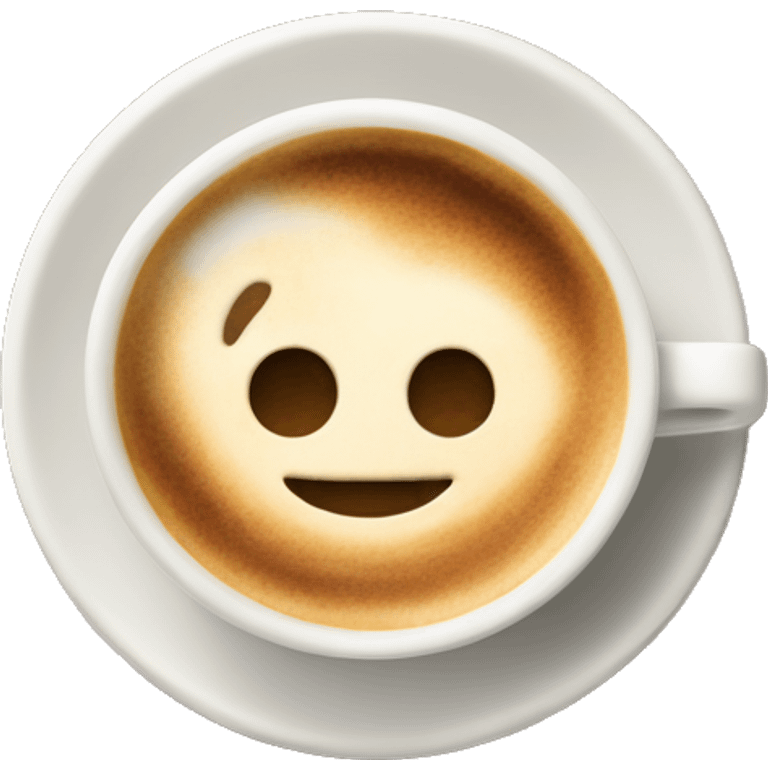 Cappuccino cup emoji