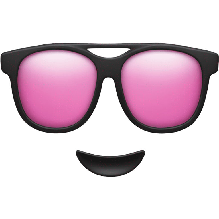 Pink sunglasses emoji